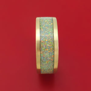 14K Gold and Opal Custom Made Band