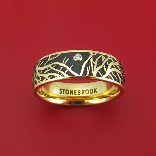 iolom イオロム　Tree Branch Plain Square Ring io-01-216. Tree Branch × Plain Square Ring. Ag950 Rust