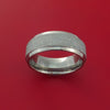Titanium Wedding Band Engagement Ring Made to Any Sizing and Finish 3-22