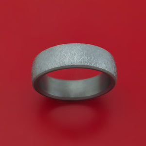 Tantalum Band with Swirled Finish Custom Made Ring by Benchmark