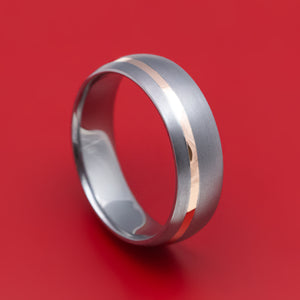 Tantalum And 14K Gold Ring Custom Made
