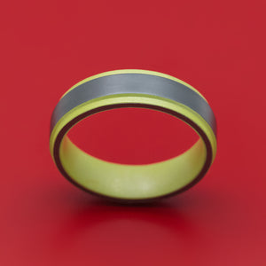 Black Zirconium And Cerakote Ring Custom Made