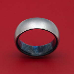 Titanium and DiamondCast Sleeve Ring Custom Made