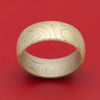 Tri-Color Mokume Gane Men's Ring Copper Brass and Nickel Custom Made Band