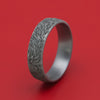 Tantalum Lion's Mane Textured Men's Ring Custom Made Band