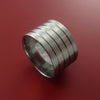 Titanium Band Engagement Ring Modern Made to Any Sizing and Finish 3-22