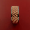 Titanium Spinner Ring with Copper Inlay Custom Made Band