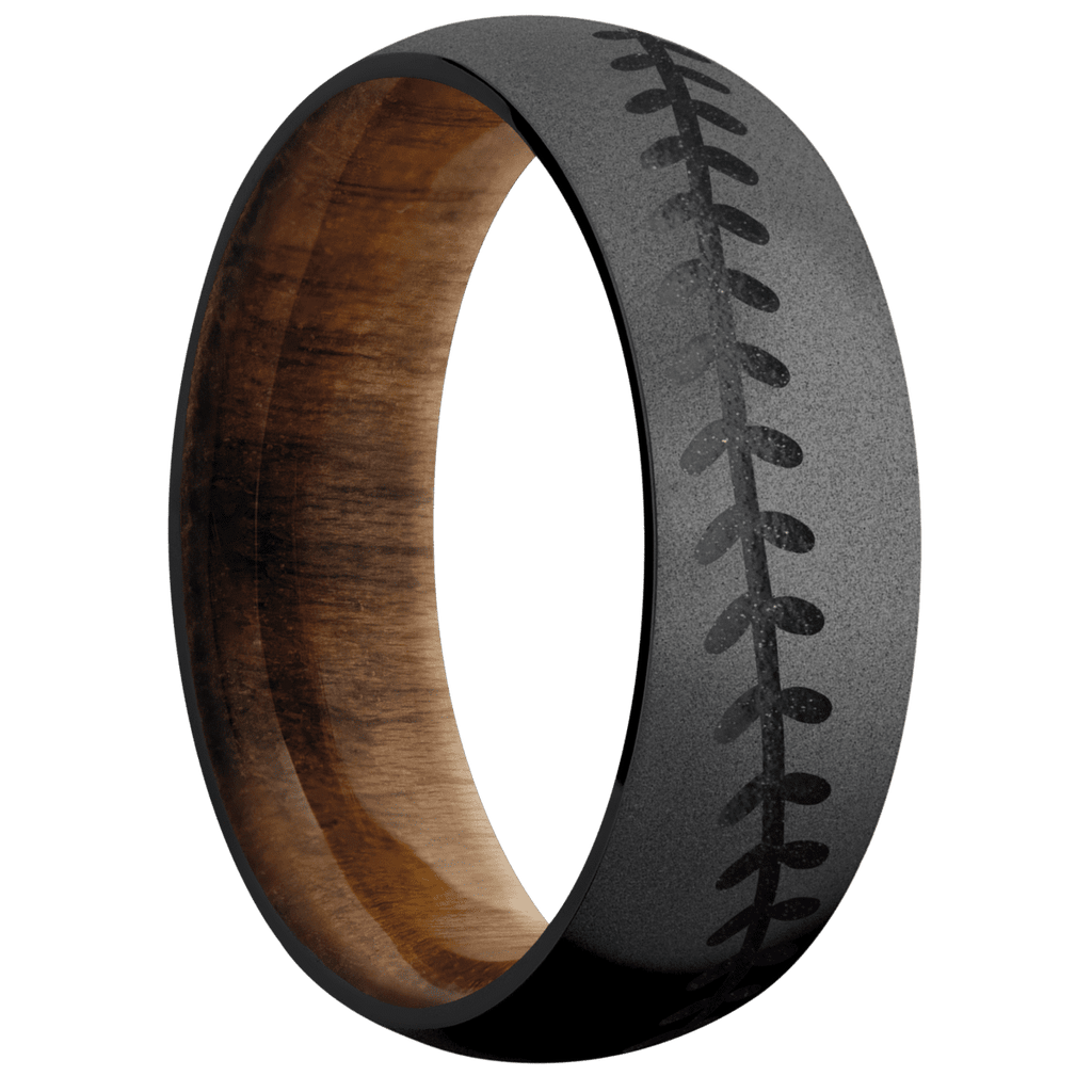 Zirconium + Bead Finish + Teak