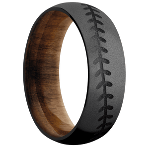 Zirconium + Bead Finish + Teak