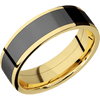 14K Yellow Gold + Polish Finish