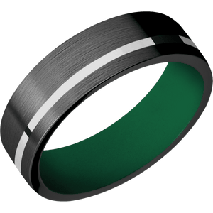 Zirconium + Satin , Satin Finish + Green
