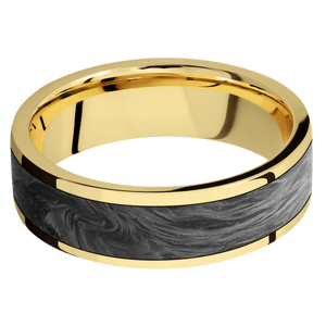 14K Yellow Gold + Polish Finish