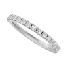 14K White Gold band with 15 Round Lab Grown Diamond (ST) having TCW-.45