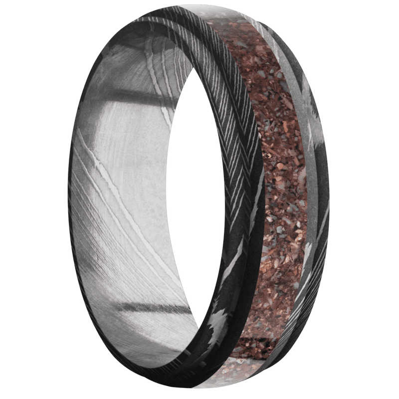 Damascus + Acid Finish