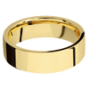 14K Yellow Gold + Polish Finish