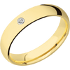 14K Yellow Gold + Polish Finish