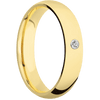 14K Yellow Gold + Polish Finish