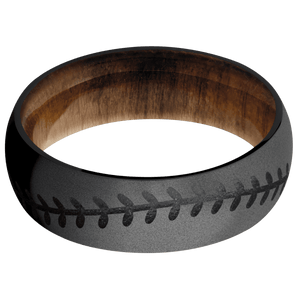 Zirconium + Bead Finish + Teak