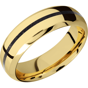 14K Yellow Gold + Polish , Polish Finish