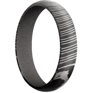 Damascus + Acid Finish + Gun Metal Grey