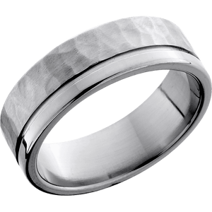 Titanium + Hammer , Polish Finish