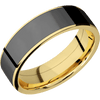 14K Yellow Gold + Polish Finish