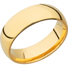 14K Yellow Gold + Polish Finish