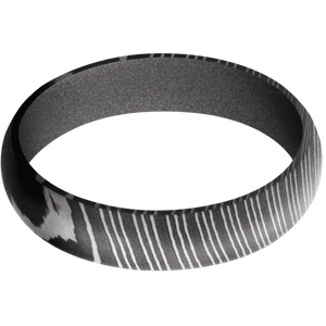 Damascus + Acid Finish + Gun Metal Grey