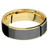 14K Yellow Gold + Polish Finish
