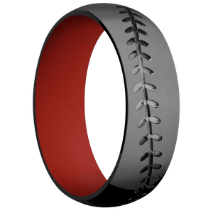 Zirconium + Polish Finish + Red Apple