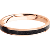 14K Rose Gold + Satin Finish