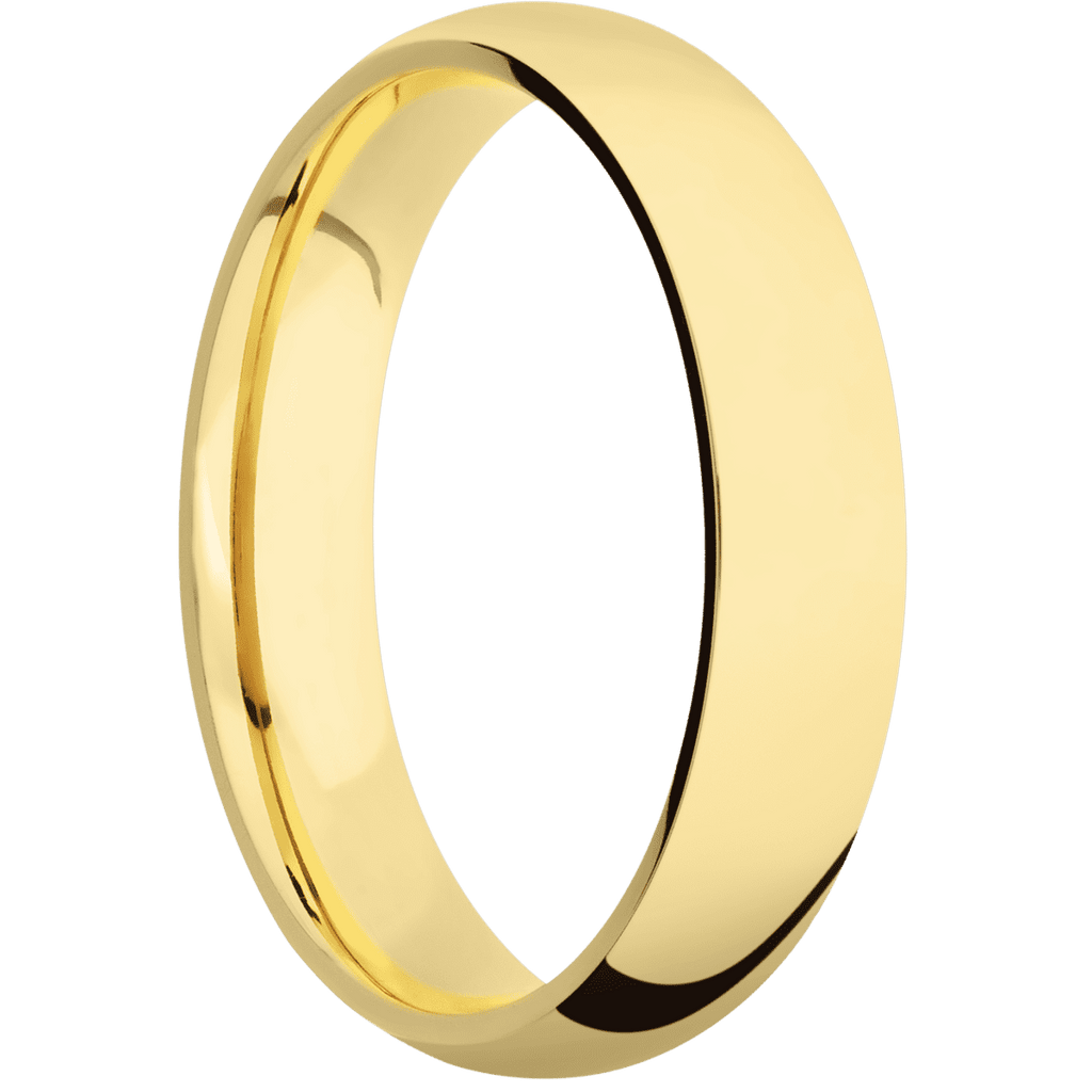 10K Yellow Gold + Polish Finish