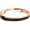 14K Rose Gold + Satin Finish