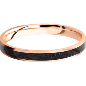 14K Rose Gold + Satin Finish