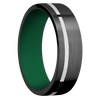 Zirconium + Satin , Satin Finish + Green