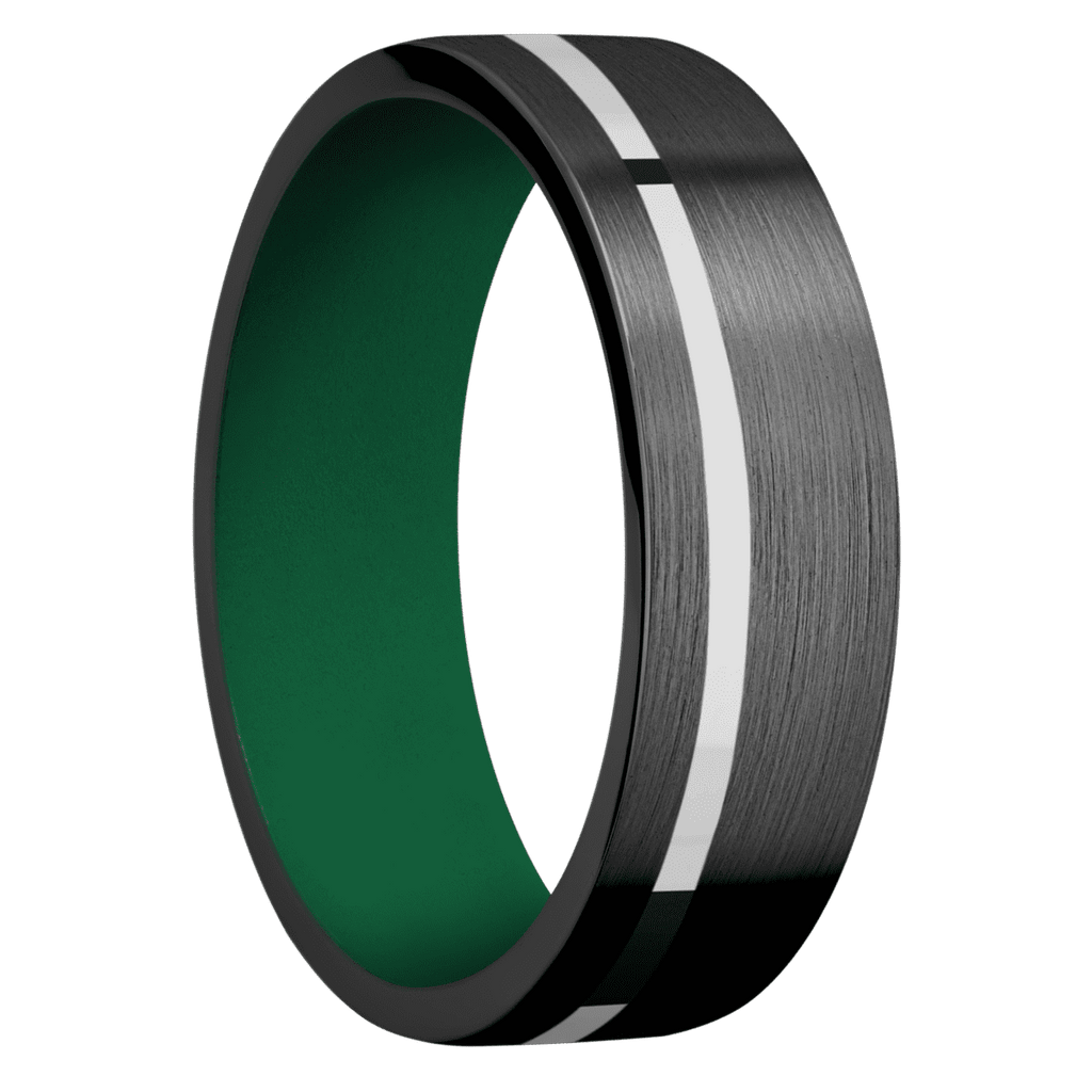 Zirconium + Satin , Satin Finish + Green