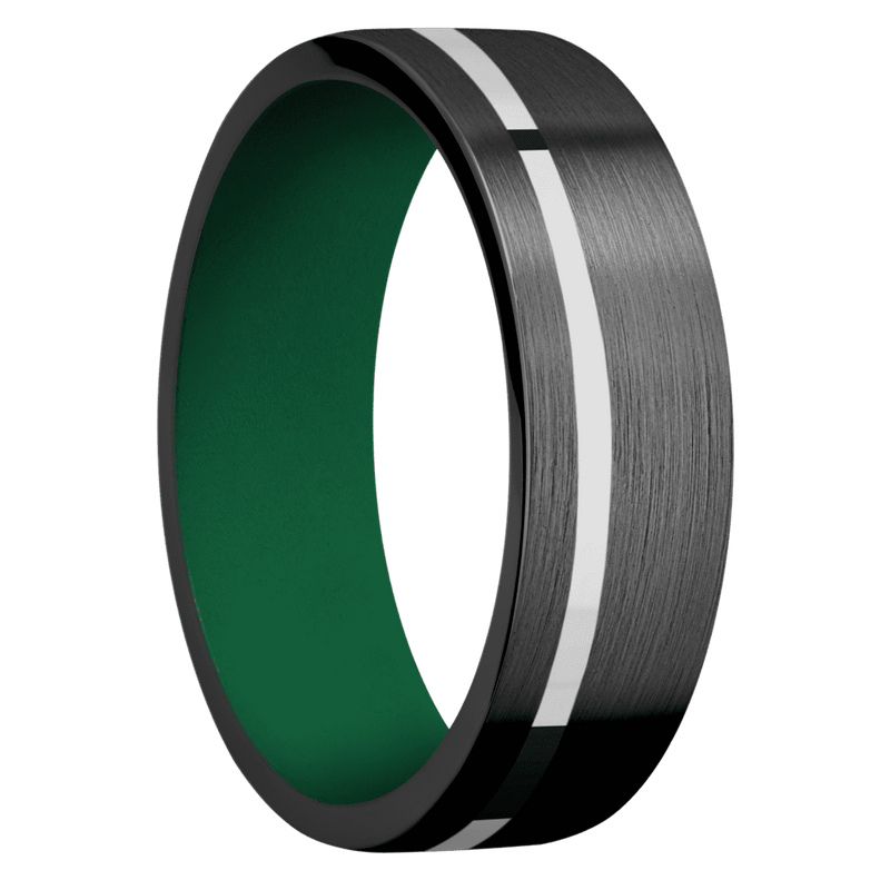 Zirconium + Satin , Satin Finish + Green