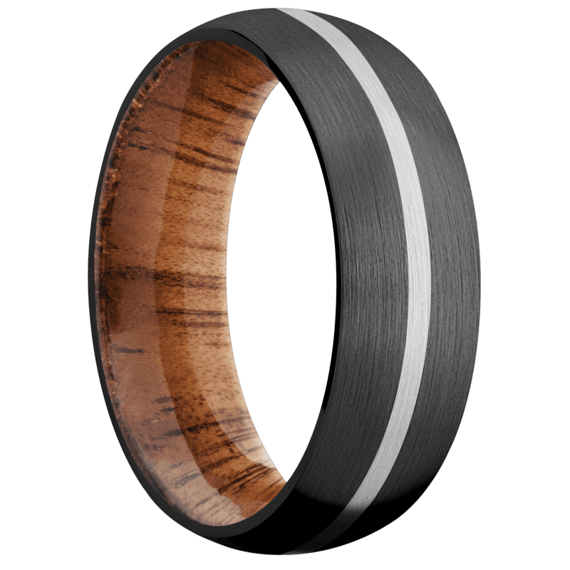 Zirconium + Satin Finish + Koa