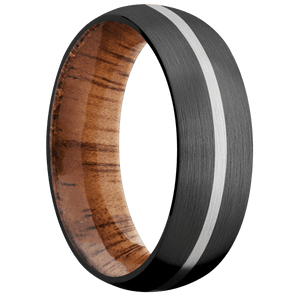 Zirconium + Satin Finish + Koa
