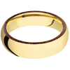14K Yellow Gold + Polish Finish