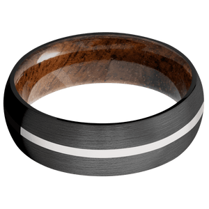 Zirconium + Satin Finish + Koa