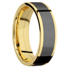 14K Yellow Gold + Polish Finish