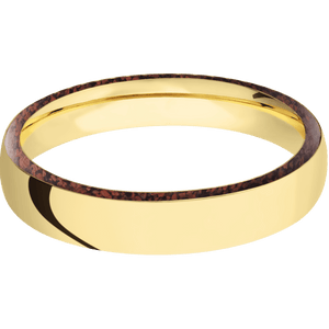 14K Yellow Gold + Polish Finish