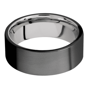 Zirconium + Bead Finish + Palladium Silver