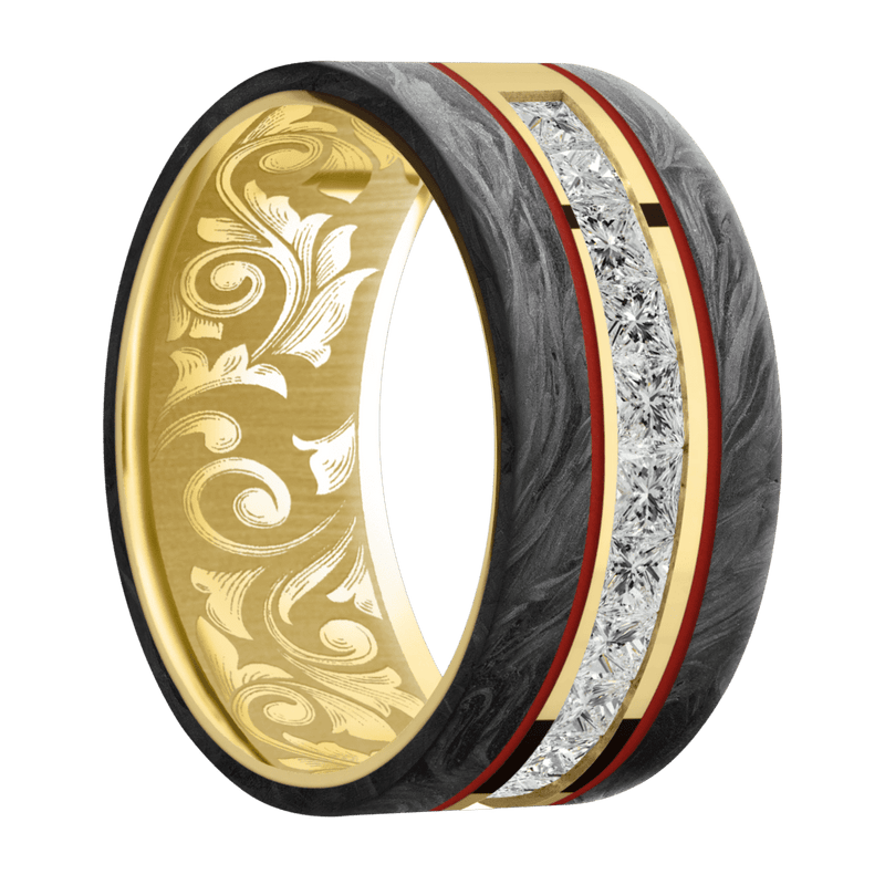 10K Yellow Gold + Polish Finish