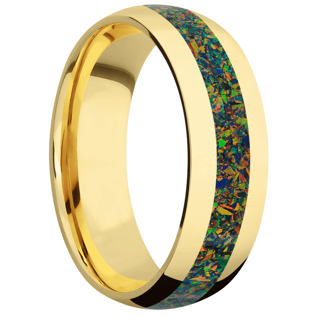 10K Yellow Gold + Polish Finish