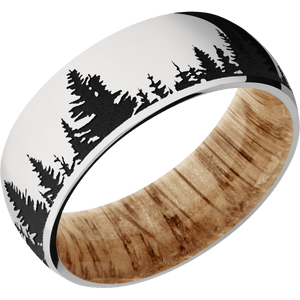 Platinum + Polish Finish + Natural Oak