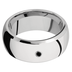 18K White Gold + Polish , Polish Finish