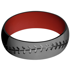 Zirconium + Polish Finish + Red Apple