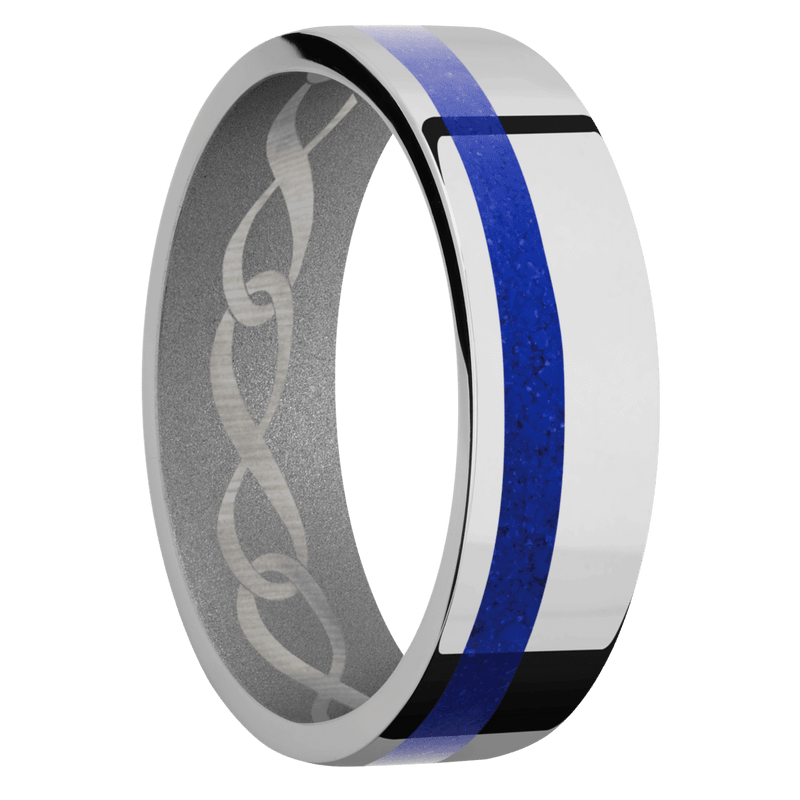 Palladium Silver + Polish , Polish Finish + Crushed Silver